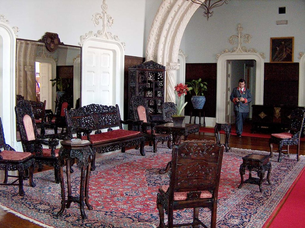 Portugal. Bussaco Palace Hotel. Interiør. Foto