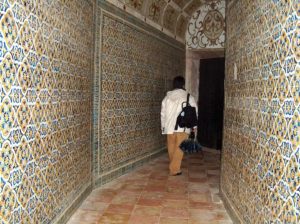 Portugal. Tomar. Klostergang i Kristus-klosteret. Foto
