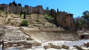 Spania. Andalucia. Malaga. Amfiteateret. Foto