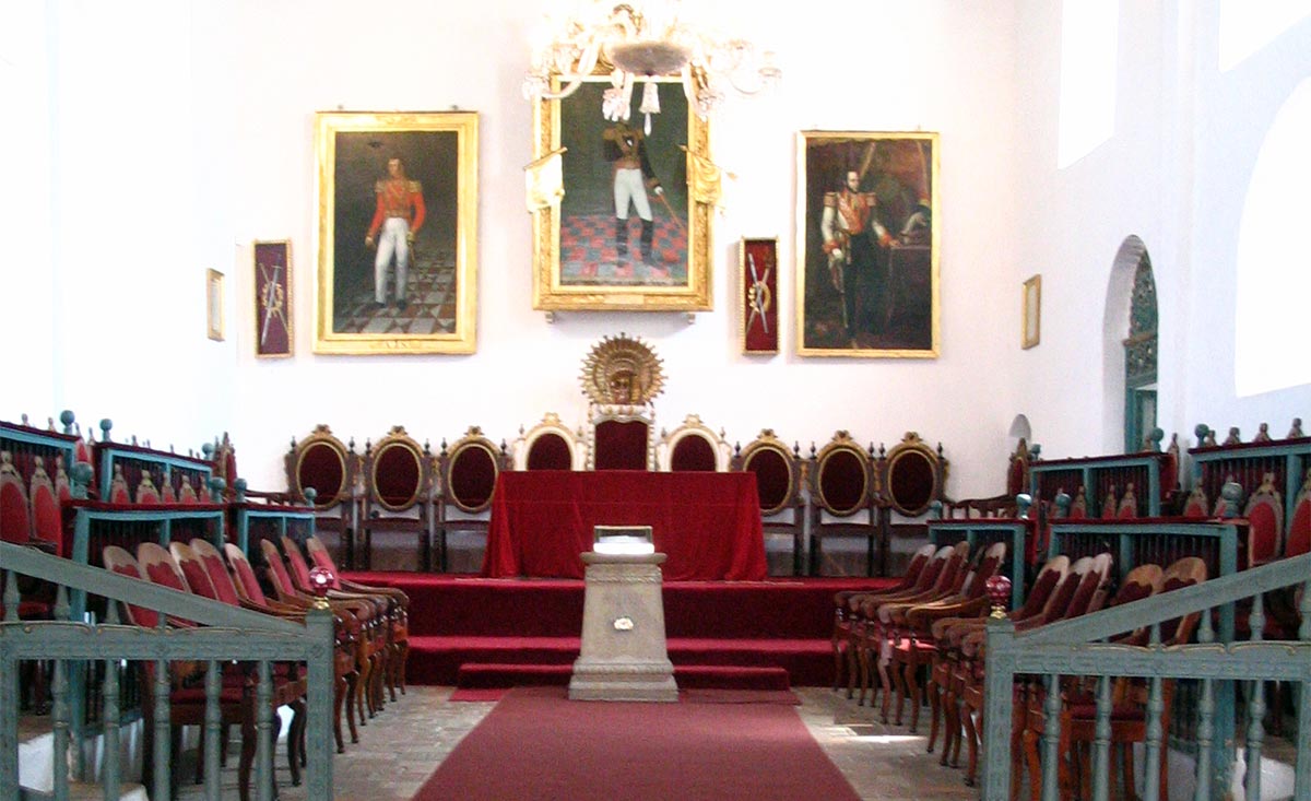 Bolivia. Sucre. Casa de la Libertad. Kongressalen. Foto