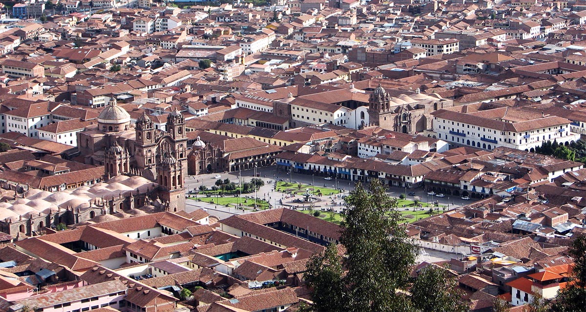 Peru. Cusco. Plaza de Armas. Foto