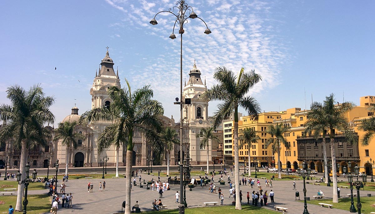 Peru. Lima. Plaza Mayor. Foto