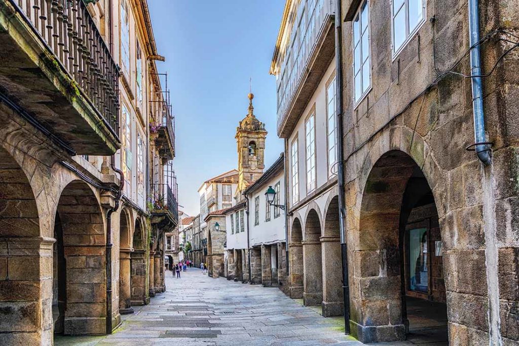 Spania. Galicia. Santiago de Compostela. Foto