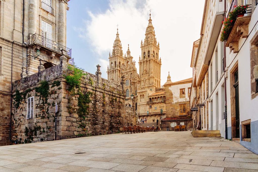 Spania. Galicia. Santiago de Compostela. Foto