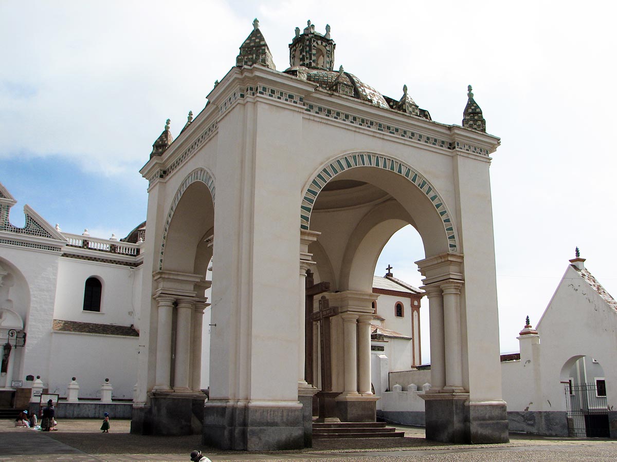 Bolivia. Copacabana. Kirken. Foto