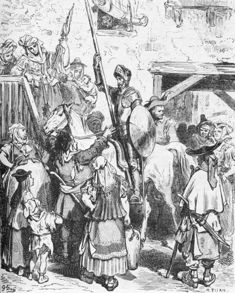 Gustave Dore, Illustrasjon til Don Quijote, 1863