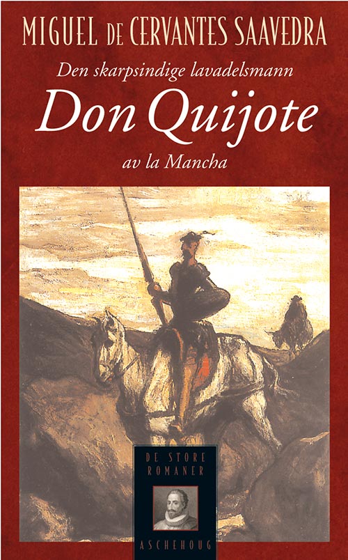 Omslag av Don Quijote, Aschehoug