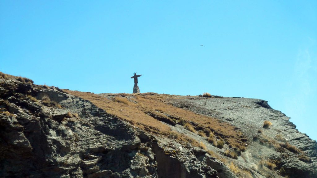 Bolivia, fjellpasset La Cumbre på veien fra La Paz til Las Yungas. Foto