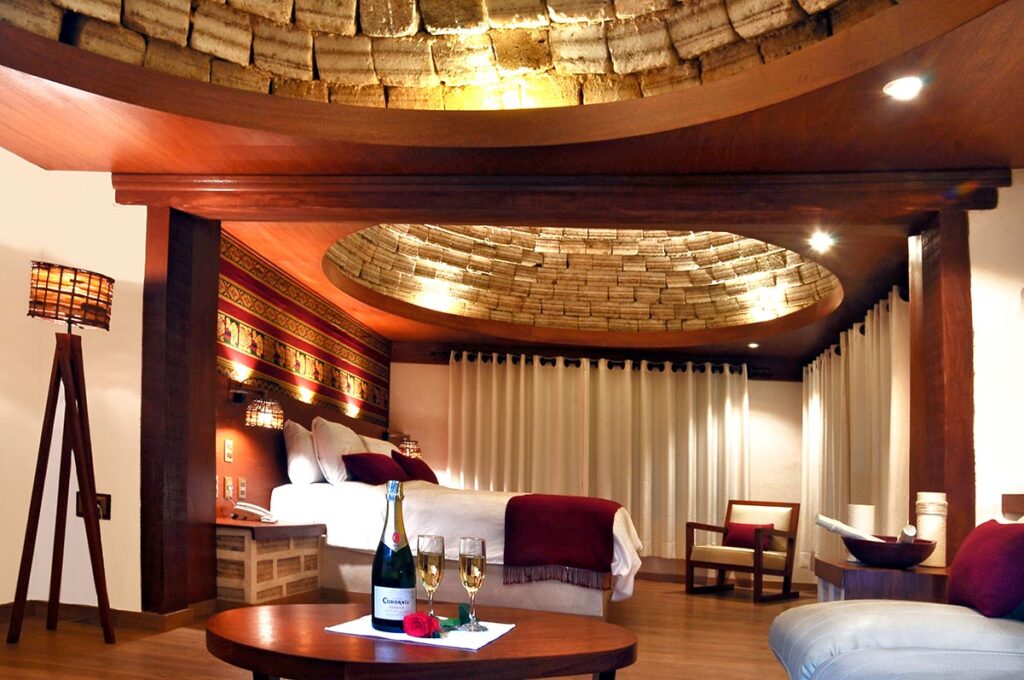 Bolivia. Uyuni. Hotel Palacio de Sal, suite. Foto