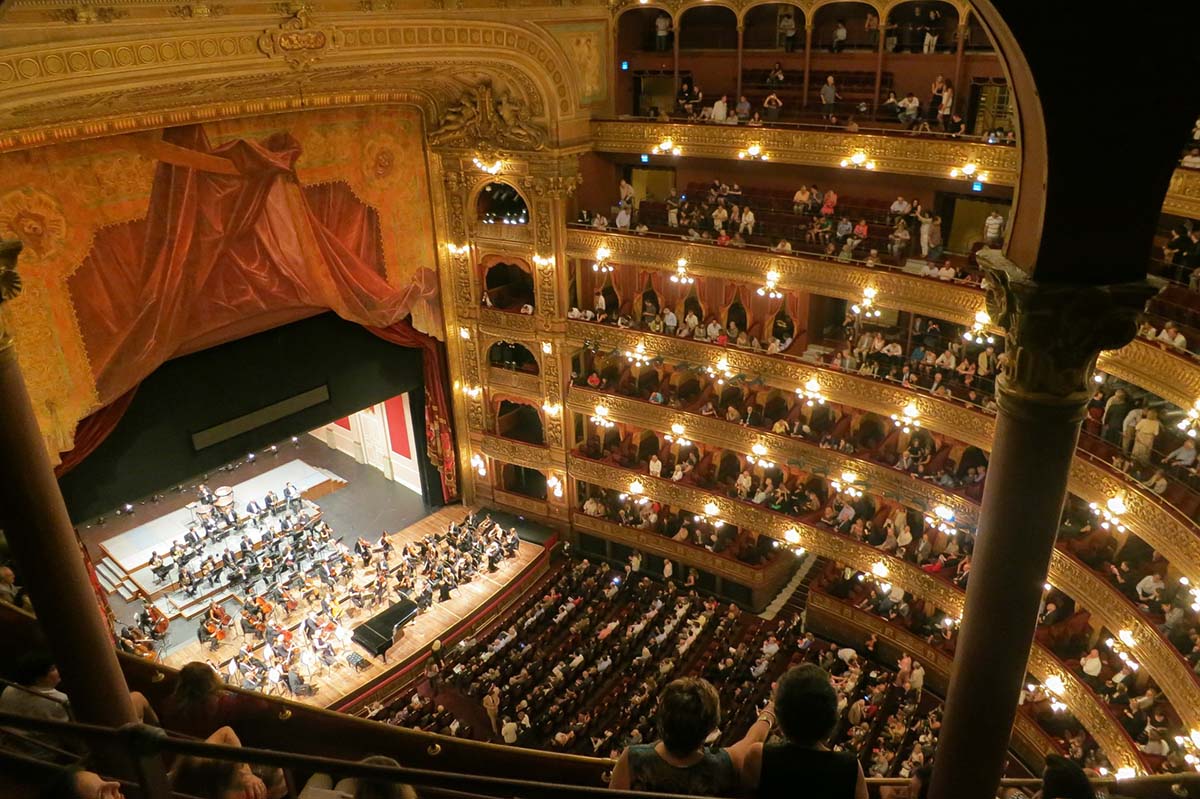 Argentina. Buenos Aires. Operahuset Teatro Colon. Foto