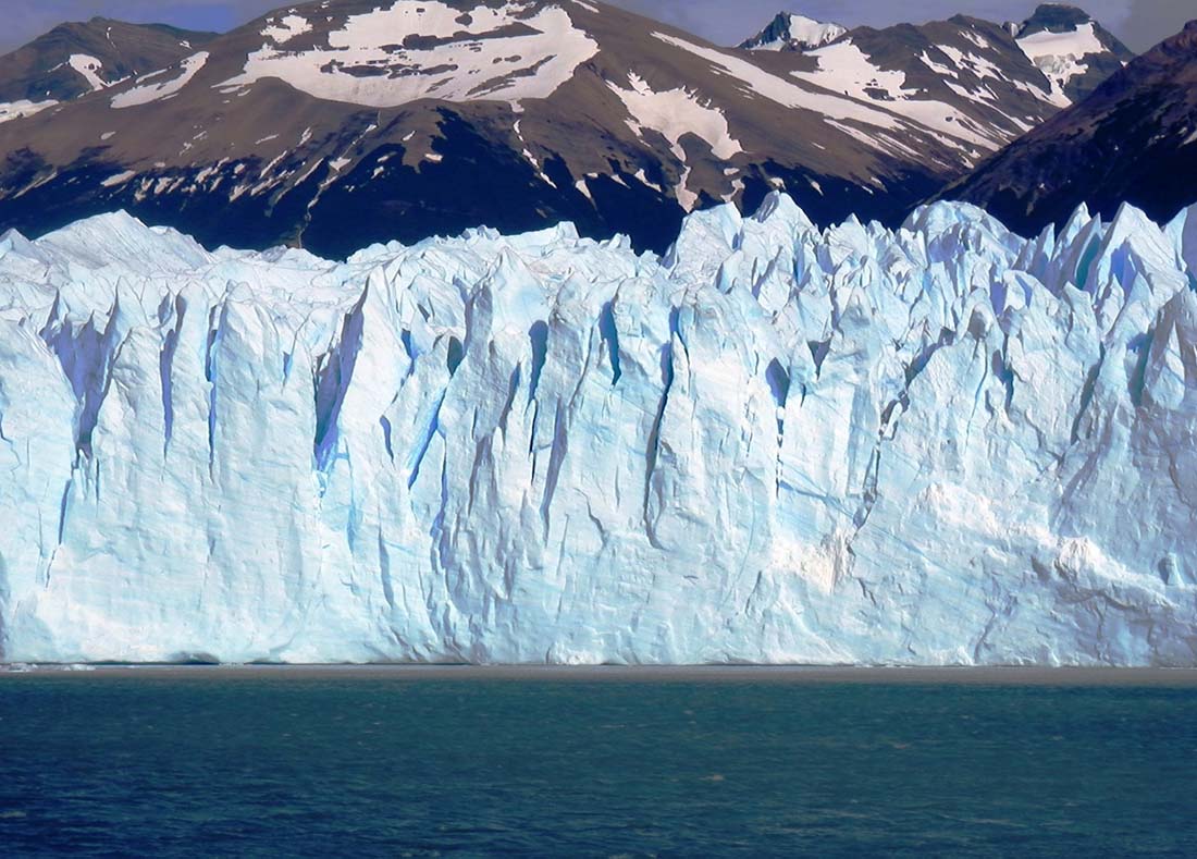 Argentina. Patagonia. Perito Moreno-breen. Foto