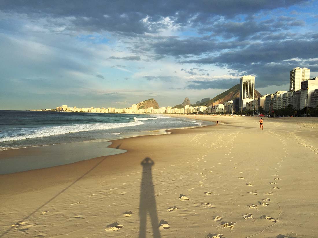 Brasil. Rio de Janeiro. Copacabana strand. Foto