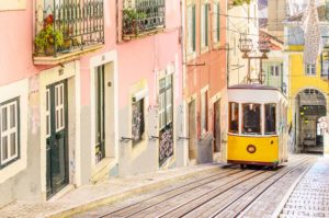 Portugal. Lisboa. Trikk. Foto