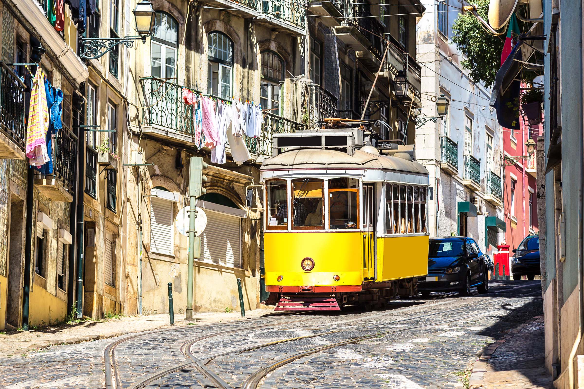 Portugal. Lisboa. Trikk. Foto