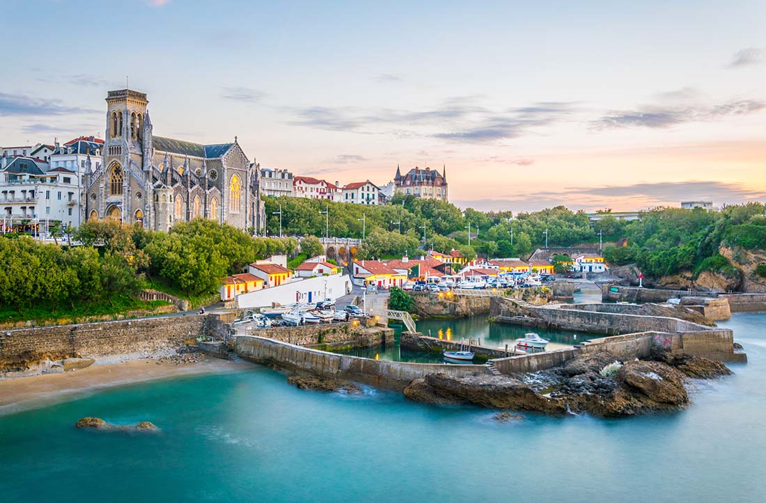 Frankrike. Baskerland. Biarritz. Foto