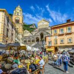 Italia. Amalfi. torget. (foto)