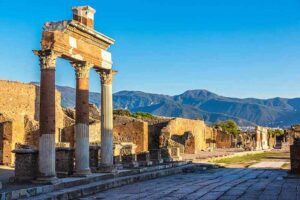 Italia, ruiner i Pompeii (foto)