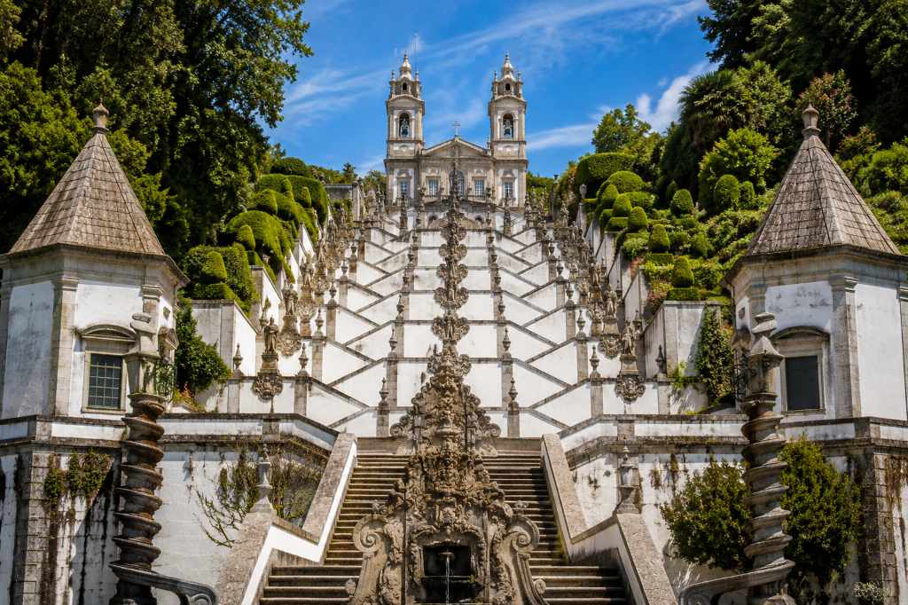 Portugal Bom Jesus do Monte. AI