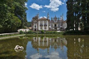 Portugal. Villa Real. Herskapshuset Casa de Mateus. Foto