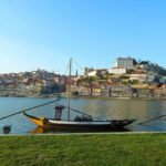 Portugal. Porto. Tradisjonell Douro-båt som fraktet portvin. Foto