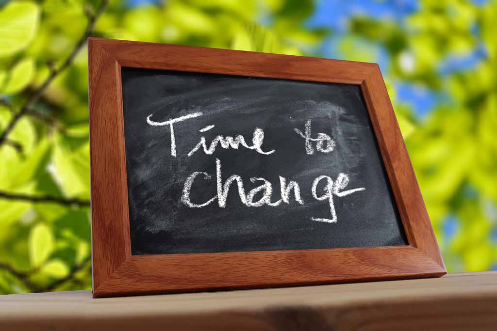 Time-to-change Illustrasjon bærekraft. Time to change.