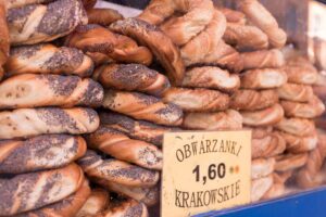 Polen. Krakow, typisk bakst. Foto