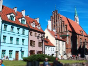 Latvia. Riga. Gamlebyen. Foto