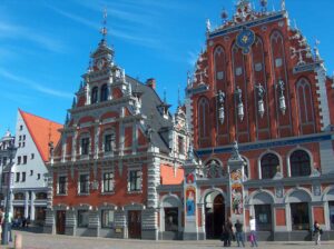 Latvia. Riga. Gamlebyen. Foto
