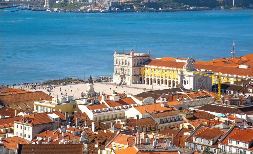 Portugal. Lisboa. Comercio-plassen. Foto