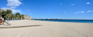 Spania. Alicante. Stranden. Foto