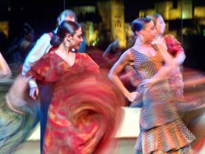 Spania. Flamenco-danserne. Foto