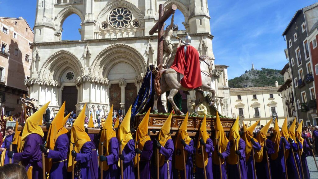 Spania. Cuenca. Påskeprosesjon. Foto