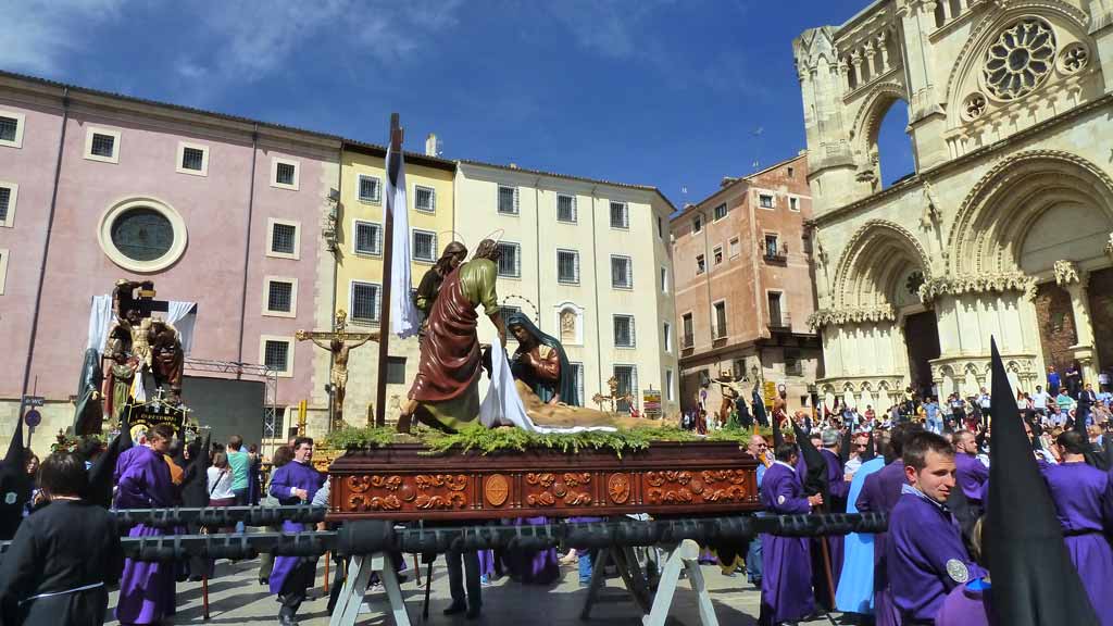 Spania. Cuenca. Påskeprosesjon. Foto