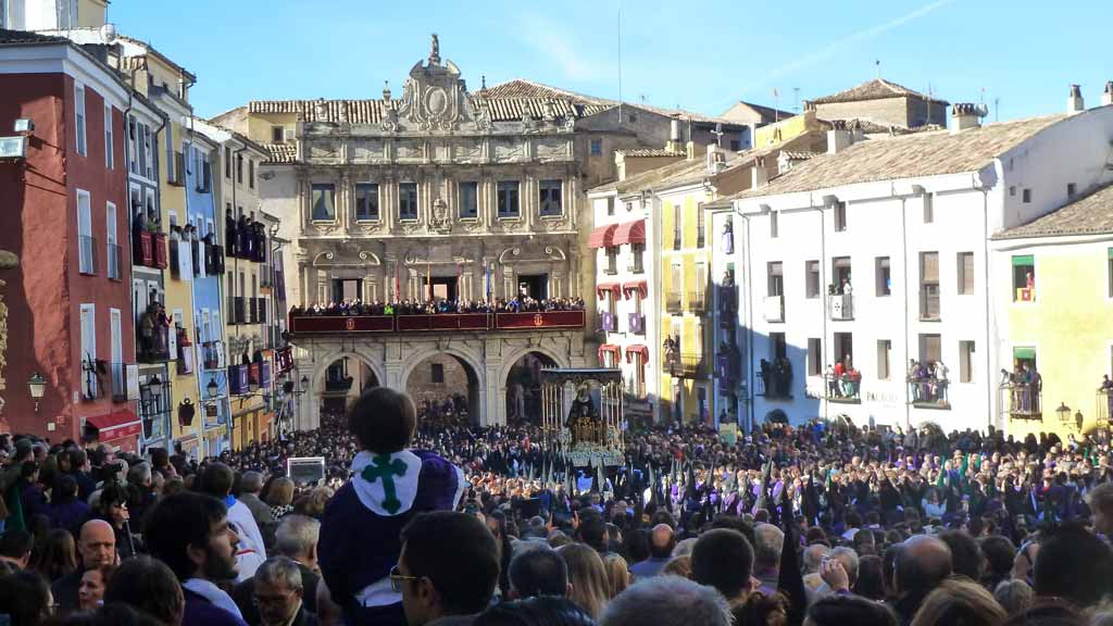 Spania. Cuenca. Påskeprosesjon. Foto