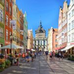 Polen. Gdansk. Gamlebyen