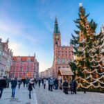 Polen. Gdansk. Juletid.