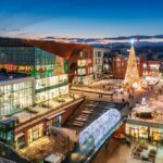 Polen. Gdansk. Juletid. Kjøpesenter.