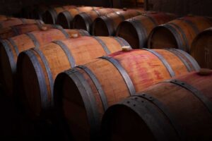 Vintønner i en bodega