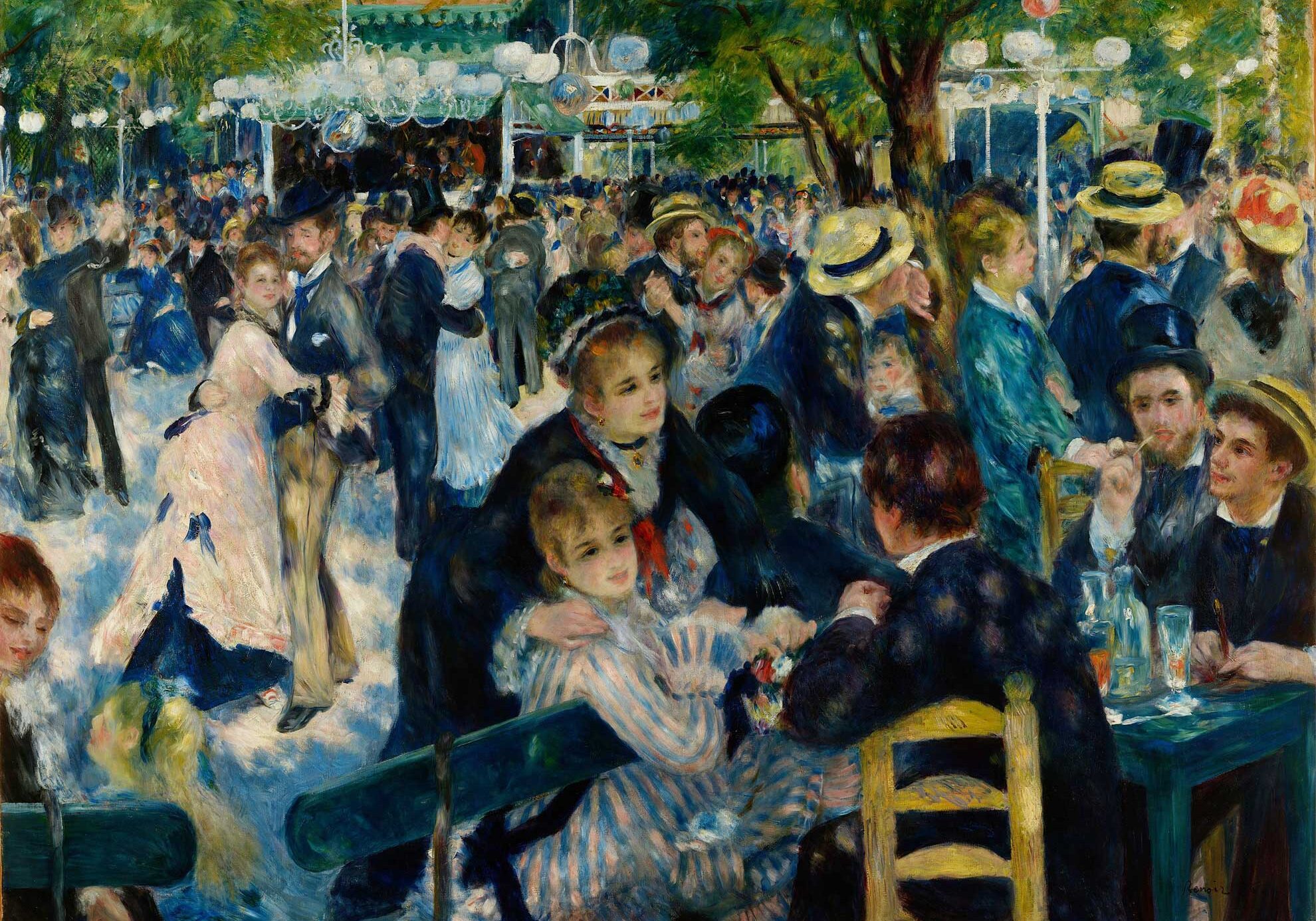 Paris. Museé d´Orsay. Pierre-Auguste Renoir. Bal du moulin de la Galette (1876)