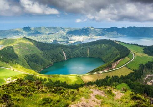 Reise-til-Azorene-Sao-Miguel-Lagoa-das-Sete-Cidades Azorene, Saõ Miguel. Innsjøene Sete Cidades. Foto