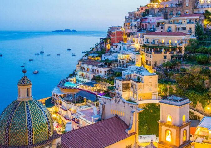Italia. Amalfi-kysten. Landskap.