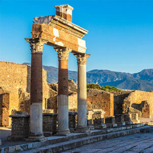 Italia, ruiner i Pompeii (foto)