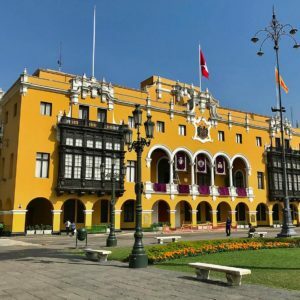 Peru. Lima. Rådhuset. Foto