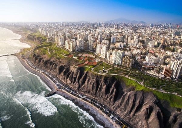 Peru. Lima. Kysten. Foto