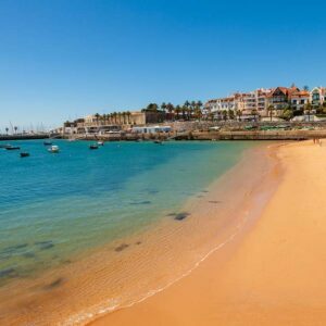 Portugal-Cascais-strand Portugal. Cascais. Stranden.