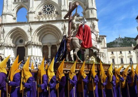 Spania. Cuenca. Påskeprosesjon. Foto